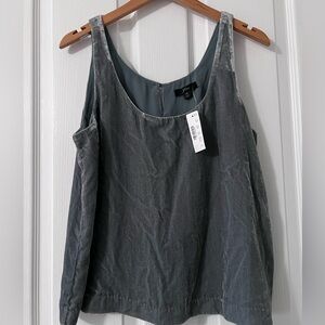 NWT JCrew velvet tank top in size 10. Perfect for layering,